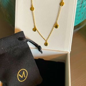 Mejuri dot necklace